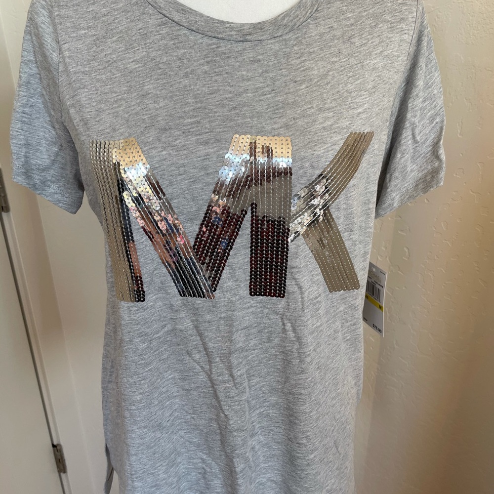 Michael Michael kors T-shirt with silver logo - Picture 6 of 6